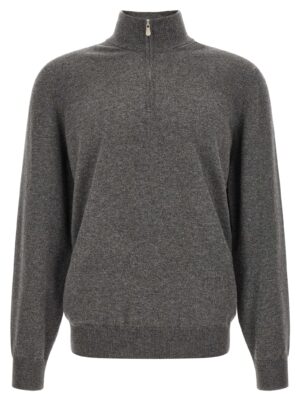 Gray Cashmere Cardigan