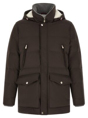 Brown Polyamide Parka
