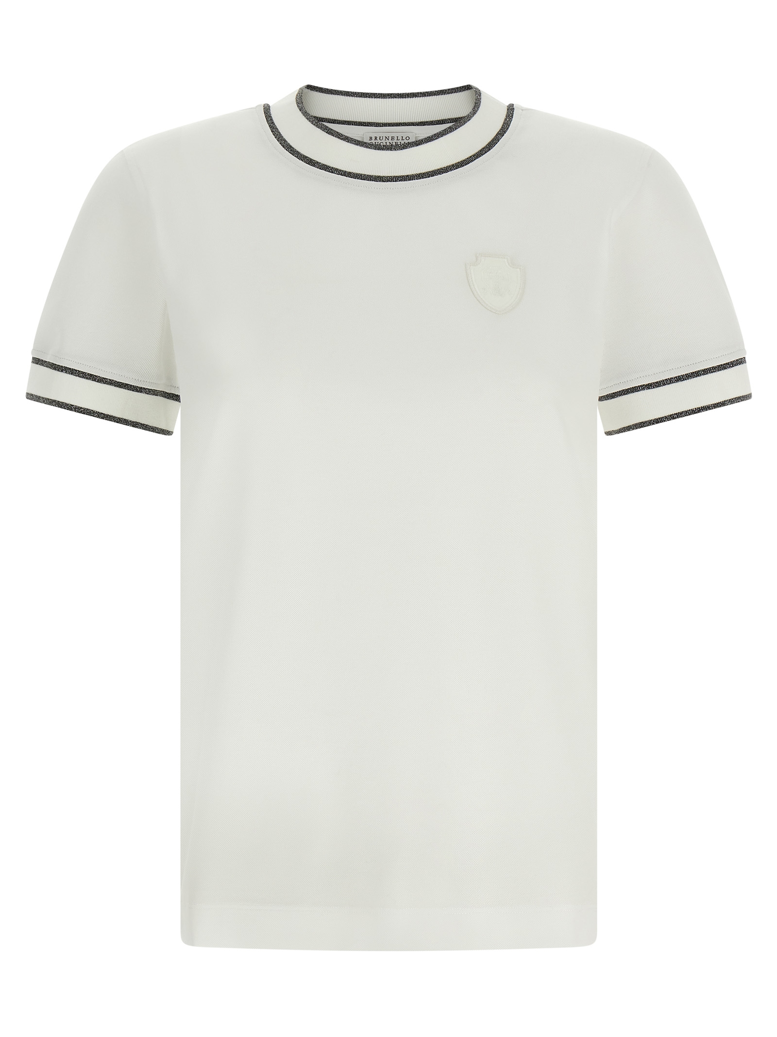 Brunello Cucinelli - White Cotton T-Shirt