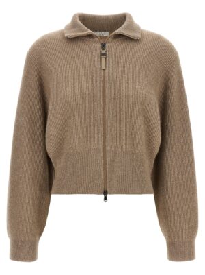 Brown Cashmere Cardigan