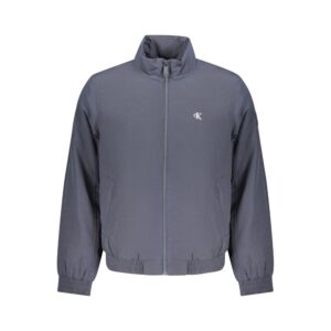 Blue Polyamide Men's Jacket
