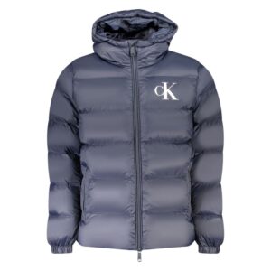 Blue Nylon Men's Jacket