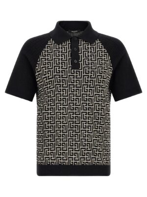 Bicolor Cotton Polo Shirt