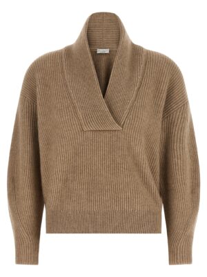 Beige Cashmere Cardigan