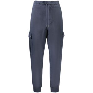 Blue Cotton Men's Trouser