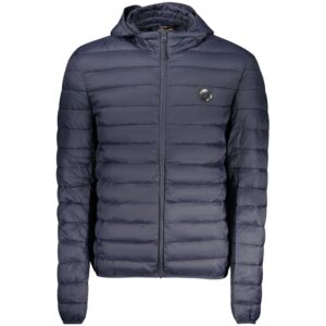 Blue Polyester Mens Jacket