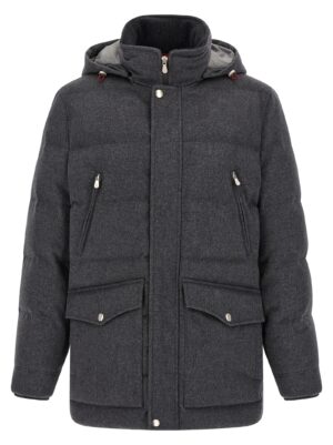 Gray Wool Parka