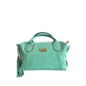 Turquoise Cowhide Handbag