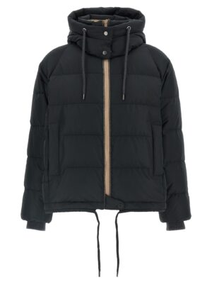 Black Cotton Full-Length Jacket