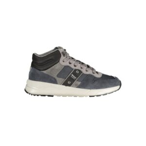 Blue Polyurethane Men's Sneaker