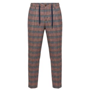 Red Cotton Men Pants