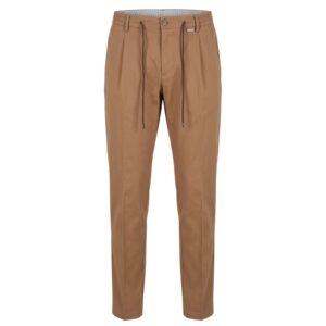 Brown Cotton Men Pants