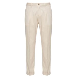 White Viscose Men Pants