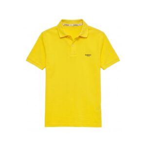 Yellow Cotton Men's Polo Shirt