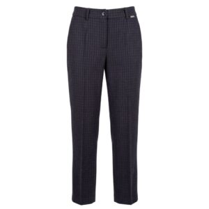 Blue Cotton Women Pants