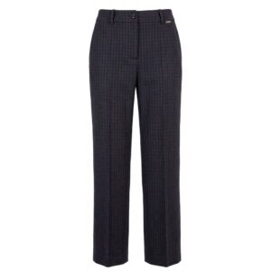 Blue Cotton Womens Pant