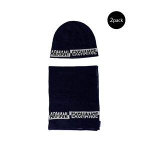Blue Marabou Scarf