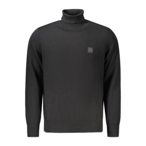 Black Wool Men's Sweater