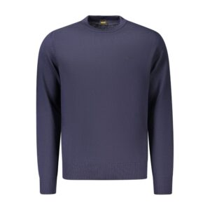 Blue Wool Men's Sweater