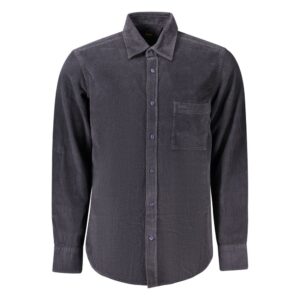 Blue Cotton Men's Shirt