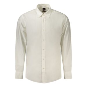White Cotton Men's Shirt