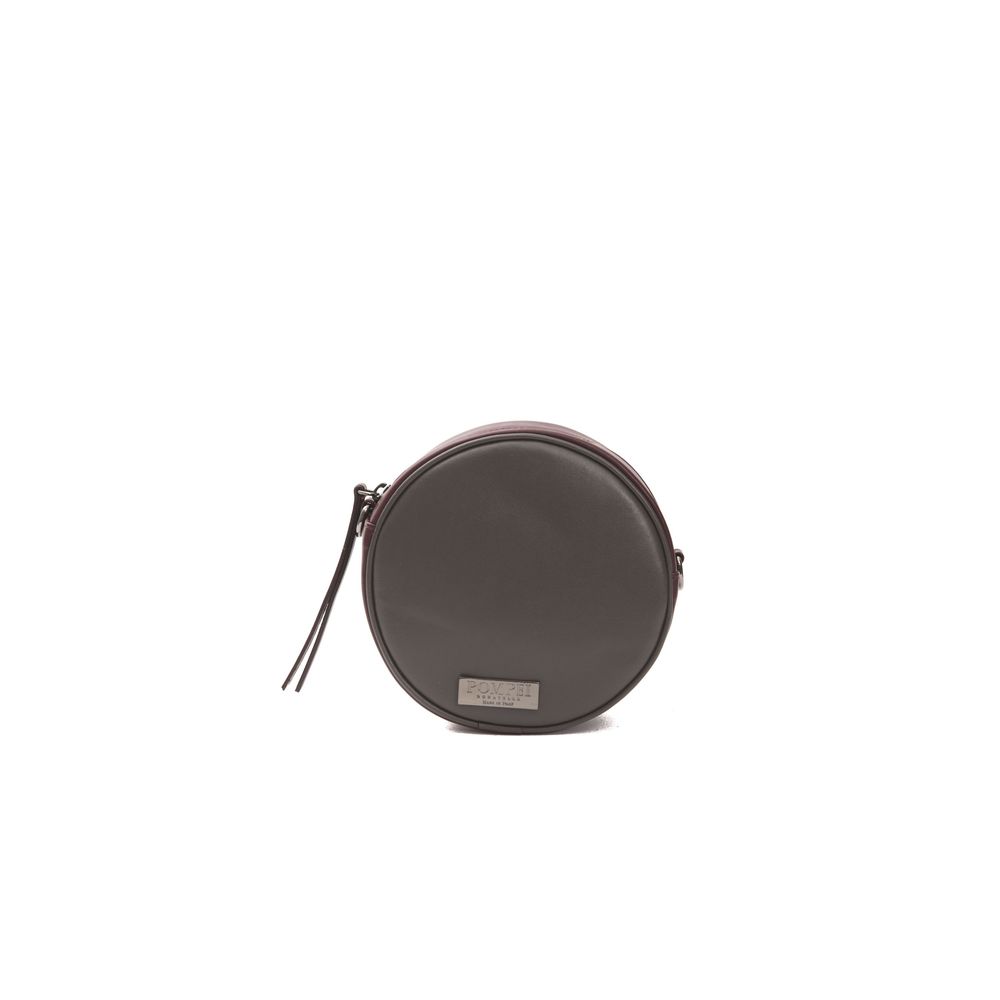 Pompei Donatella - Burgundy Leather Women Crossbody Bag