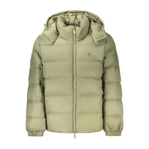 Green Nylon Men's Jacket