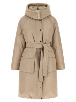 Beige Cotton Coat