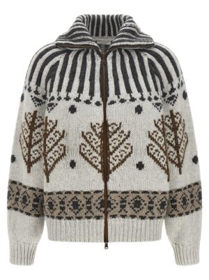 Multicolor Cashmere Cardigan