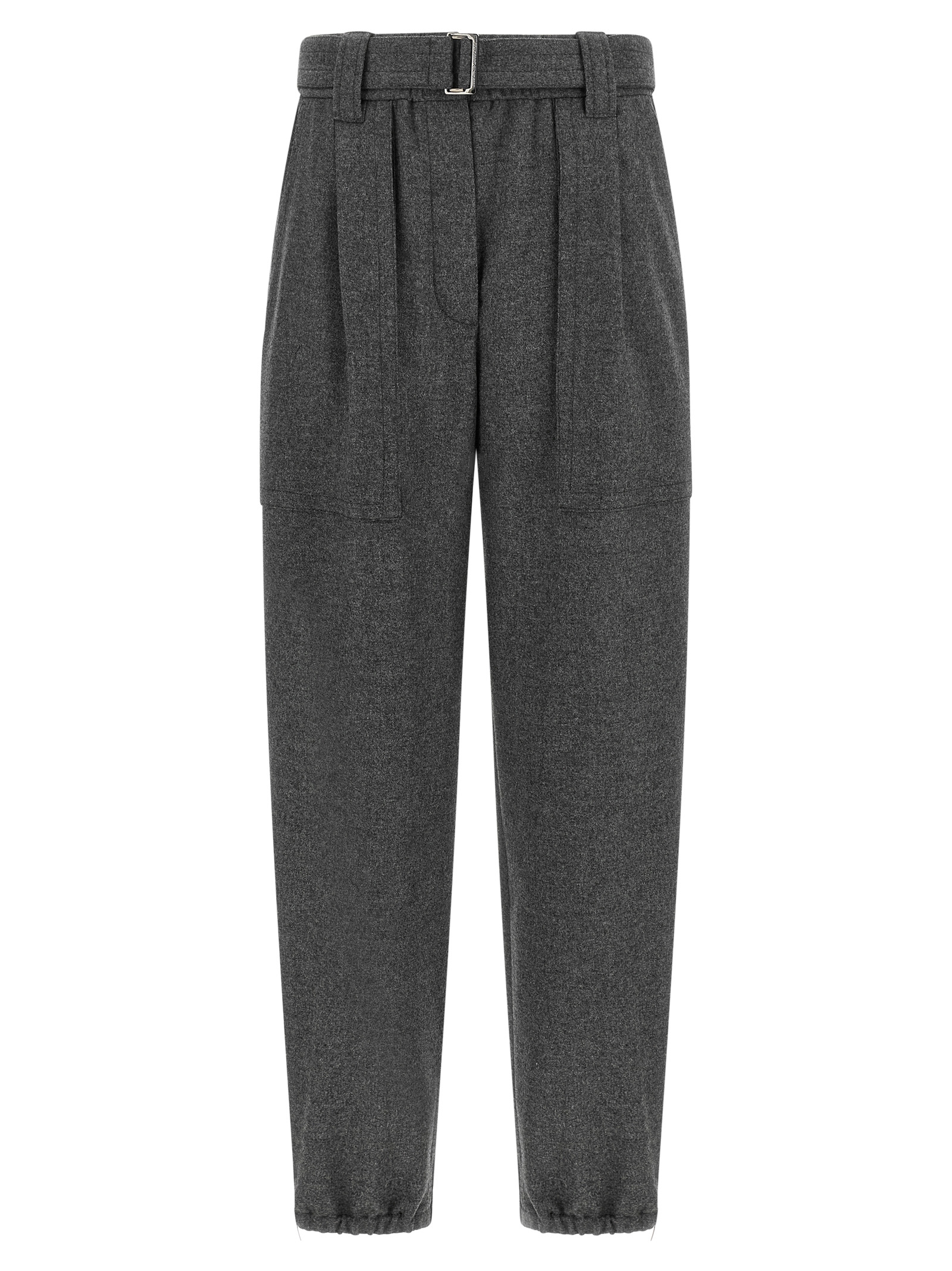 Brunello Cucinelli - Gray Virgin Wool Cargo Pants