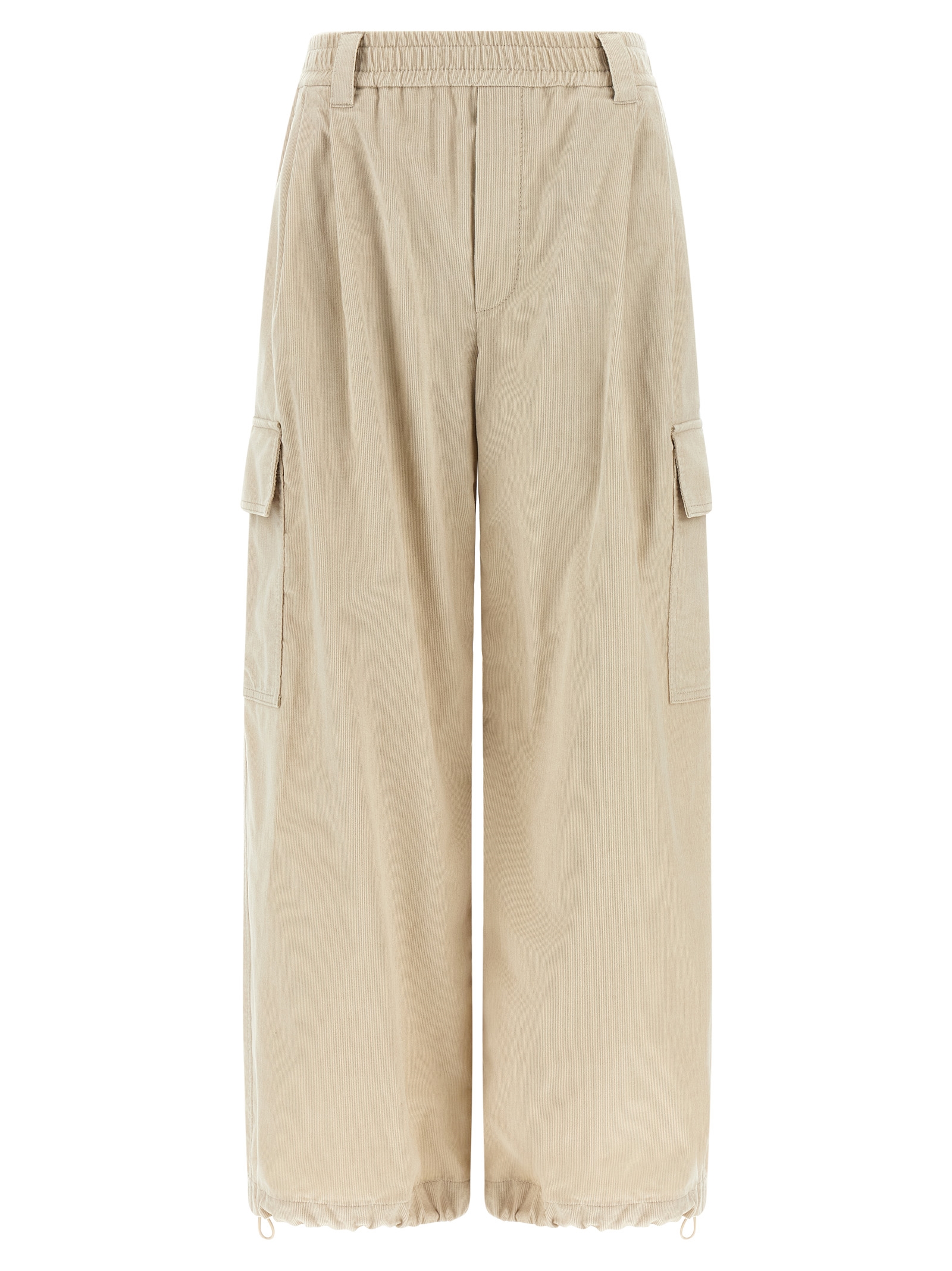 Brunello Cucinelli - Beige Cotton Cargo Pants