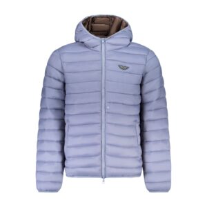 Blue Polyamide Men's Jacket
