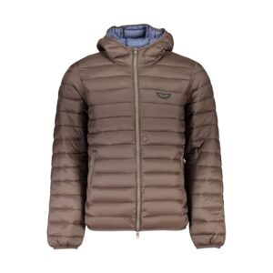 Brown Polyamide Men's Jacket