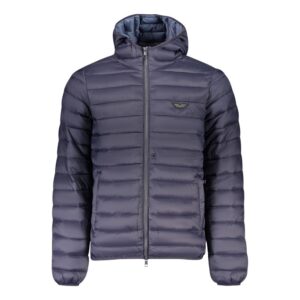 Blue Polyamide Men's Jacket