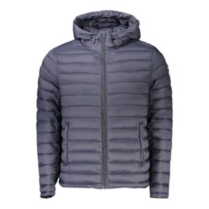 Blue Polyamide Men's Jacket