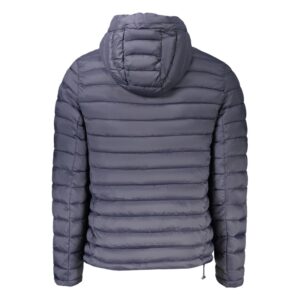 Blue Polyamide Men's Jacket