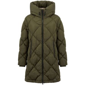 Green Polyester Women Jacket