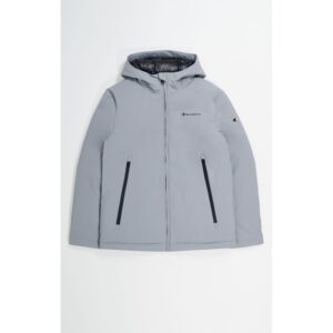 Gray Polyamide Parka