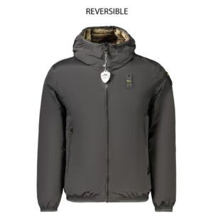 Black Polyamide Men's Jacket