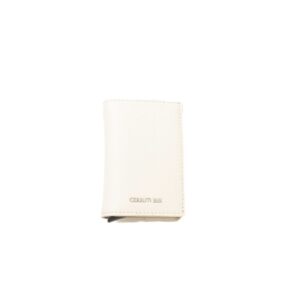 Beige Calfskin Men Wallet
