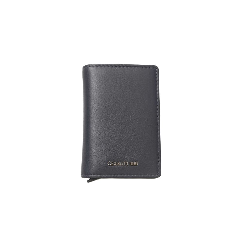 Cerruti 1881 - Blue Calfskin Men Wallet