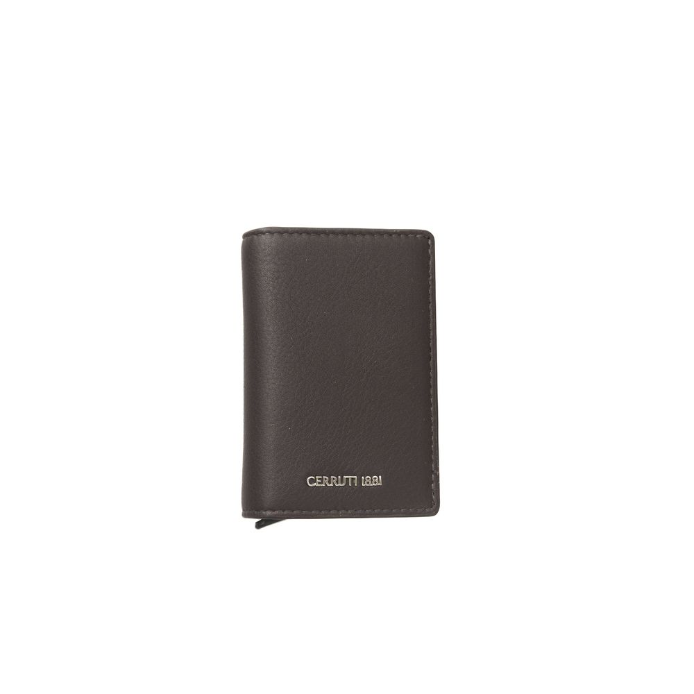 Cerruti 1881 - Brown Calfskin Men Wallet